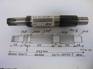24131-42000/42010/42020 Shaft driven RG500 racing look size picture
