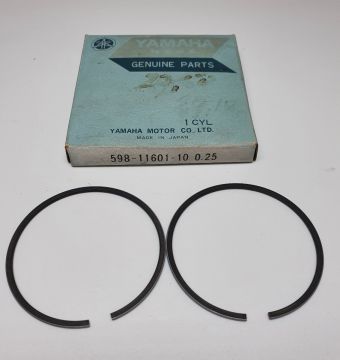 598-11601-10 Piston ringset 0.25mm Yam.YZ80 1978-1979 motocross