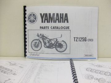 Partsbook TZ125 G/H 1979 / 1980 Yamaha racing