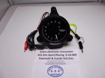 Tachometer Scitsu electronic 3 cylinder 2 stroke 0-12.000 No:7
