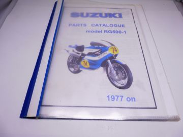 Partsbook RG500 Mk.1 racing 1977 