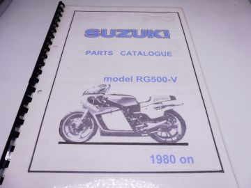 Partsbook RG500 Mk. 5 1981 racing