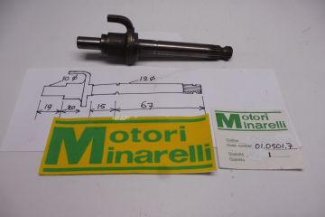 01.0501.7 Shaft (gearshift) Minarelli P4-6 models >NEW<  see picture and the sizes