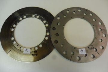 409-25831-00 Disc front TZ250/TZ350 1975 till 1984 used but o.k. Your choice Nr: 3 or 4