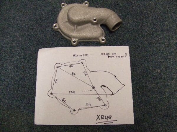 Suzuki - 17411-15450 - XR45 - Water Pump & Water Hose