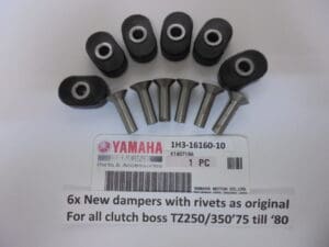 Yamaha - 1H3-16160-10 only damper assy - TZ250 C/D/E/TZ350 C/D/E/TZ250 F/G/TZ350 F/G - Clutch