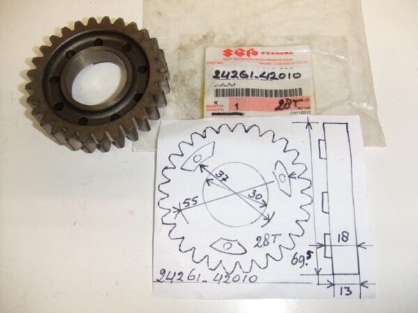 Suzuki - 24261-42010 - RG500 - Transmission