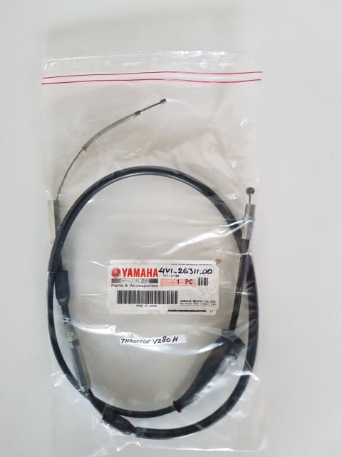 Yamaha - 4V1-26311-00_1 - YZ80 - Throttle Grip & Cable