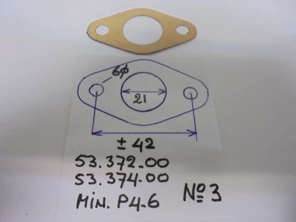 Minarelli - 53.372.0 / 53.374.0 - G1 automatic/P6/P3/P4/W3 - Carburetor