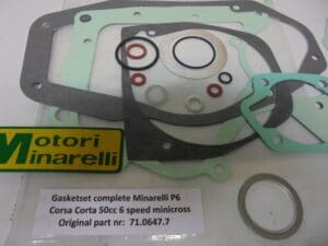 Minarelli - 71.0647.7_1 - P6 Corsa Corta - Gasket Set