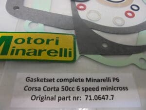 Minarelli - 71.0647.7_1 - P6 Corsa Corta - Gasket Set