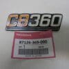 Honda - 87126-369-000_1 - CB360 - Frame Cover