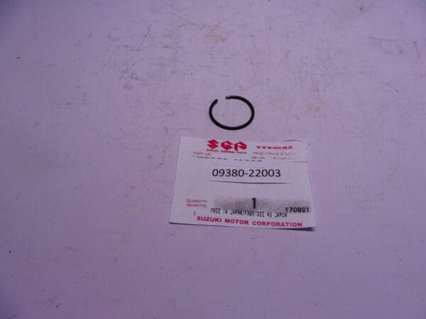 09380-22003 Circlip ring transmission TS250 / TS400 / GS400 till GS750