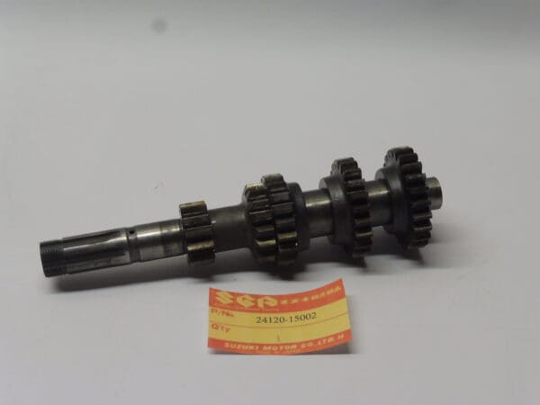 Suzuki Countershaft as new original part number; 24120-15002 | Theo Louwes Motors and Racing