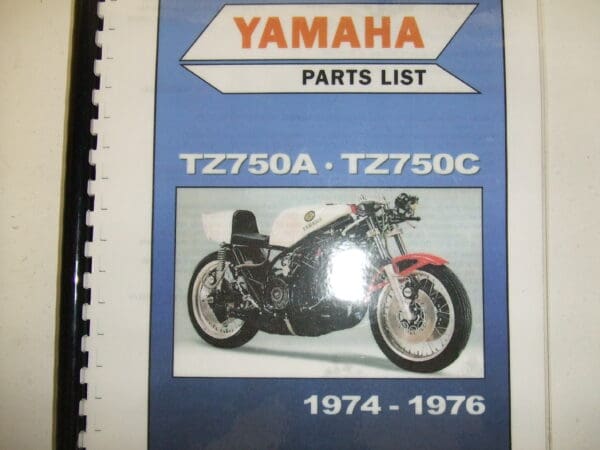 Yamaha - Partsbook Yamaha TZ750 '74'75'76 combination - TZ500 & TZ750 - Parts Book