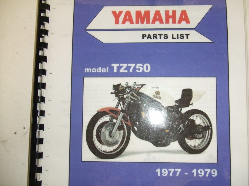 Yamaha - Partsbook Yamaha TZ750 '77 - '79 - TZ500 & TZ750 - Parts Book