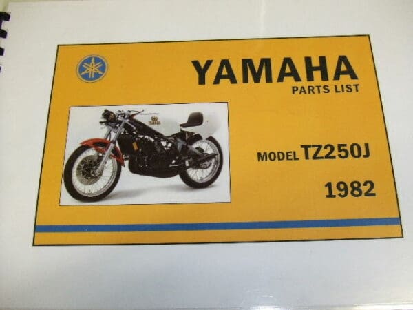 Yamaha - Partsbook Yamaha TZ250 J '82 - TZ250 H/J en latere modellen - Parts Book