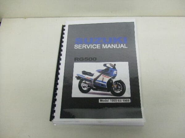 Suzuki - Service/parts comb.manual road bike Suz.RG500>>>English