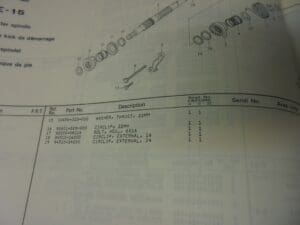 Honda - As new partbook Honda CB250 RSA-RSC-RSZC - CB250 - Parts Book