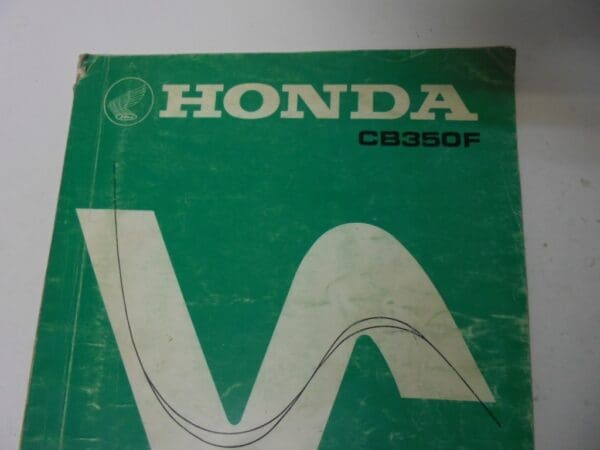 Honda - Good used partbook Honda CB350F - CB350 - Parts Book