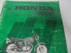 Honda - Good used partbook Honda CB400F - CB400 - Parts Book