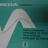 Honda - New partbook CB650 Z - CB650 - Parts Book