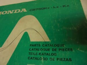 Honda - As new partbook Honda CB750 KZ-LZ-KA - CB750 - Parts Book