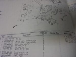 Honda - As new partbook Honda CBX550 FC-FC2 - CBX550 - Parts Book