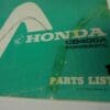 Honda - Used partbook Honda CB400 AZ-AA-AB-TZ-TA-TB - CB400 - Parts Book