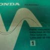 Honda - As new partbook Honda XL500 SZ - XL500 - Parts Book