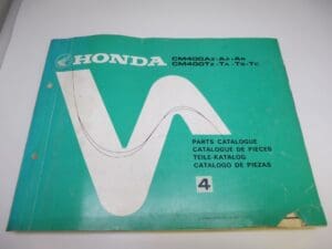 Honda - As new partbook CM400 AZ-AA-AB-TZ-TA-TB-TC - CM400 - Parts Book