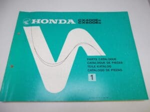 Honda - New partbook CX400 EC - CX500 EC - CX400 - Parts Book