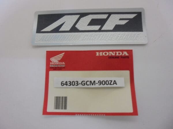 Honda - 64303-GCM-900ZA - X8R - Accesories