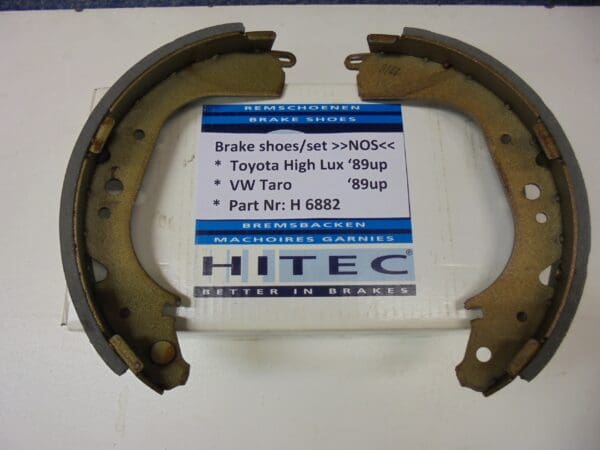 H 6882 Brake shoe/set Toyota High Lux/VW Taro1989 up - Image 2