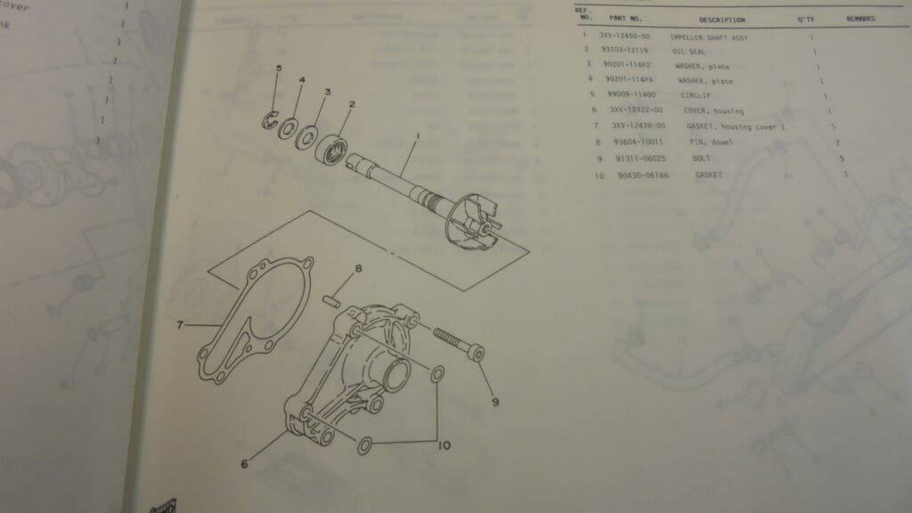 Yamaha - 3YL-28198-11-E1 - Part books/TZ250 - Parts Book