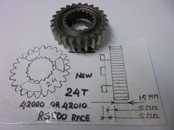 Suzuki - Gear gearbox 24th Suz.RG500 racing '77 up check - RG500 - Transmission