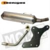 EXHAUST 4SCOOT SYM GTS 125cc 05-10  CE