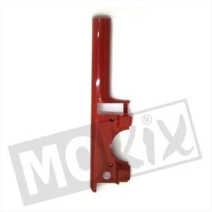 FRONT FORK COVER RIGHT PEUGEOT FOX RED ORG