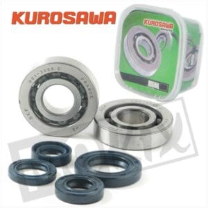 BEARING/SEALRING SET PIAGGIO 2T SCOOTER 6pcs