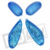 FLASHER GLASS PIAGGIO NRG SET BLUE