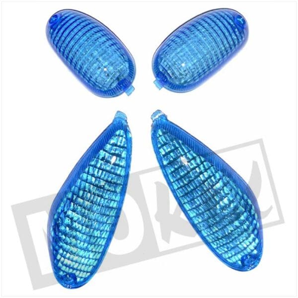 FLASHER GLASS PIAGGIO NRG SET BLUE