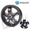 RIM PIAGGIO ZIP'00 2T/4T FRONT FLAT BALCK ORG