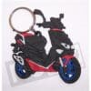 KEY RING RUBBER APRILIA SR50   BLACK