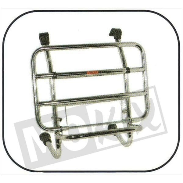 FRONT LUGGAGE CARRIER PIAGGIO LX CHROME FACO