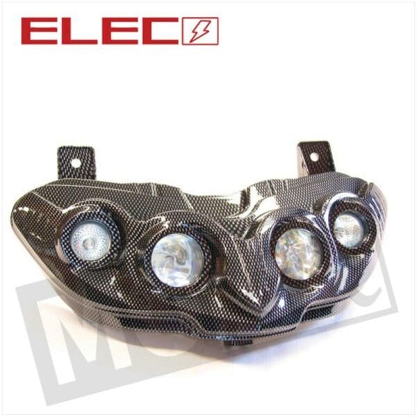 HEADLIGHT PIAGGIO RUNNER"07 HALOGEN CARBON