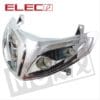 HEADLIGHT UNIT PEUGEOT SPEEDFIGHT2 +LED CHROME H4