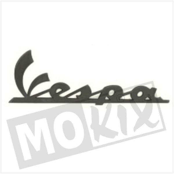 VESPA EMBLEM THICK STICKER 10 cm  ANTRACITE