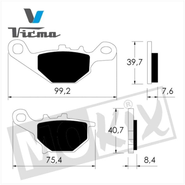 BRAKE PADS SUZUKI STREETMAGIC/RMX