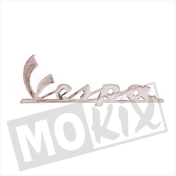 VESPA EMBLEM THICK STICKER 20 cm  CHROME