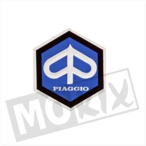 TRANSFER VESPA PIAGGIO EMBLEEM EXOGONAL 31mm